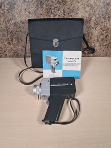 vintage CROWN 555 SUPER 8 film camera cine movie camera