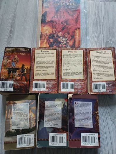 Dragonlance Books Lot Fantasy Paperback