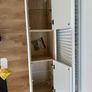 Lucca bathroom Tallboy and stroage mirror - white RT range Image 10