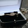 Antique Diamond & Pearl Bangle Bracelet - 1900 Image 6