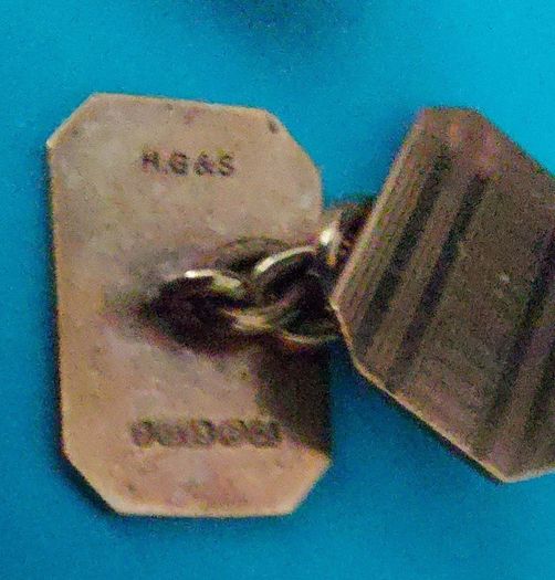 9 Ct Gold Cuff Links 5.3g