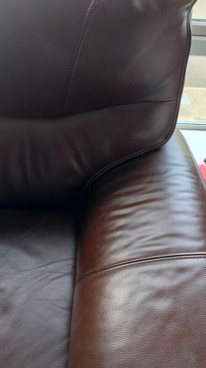 leather couch single seater
