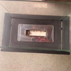 Tabletop Bioethanol Fireplace with Glass Panels