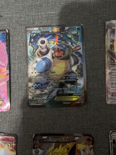 Damaged pokemon cards