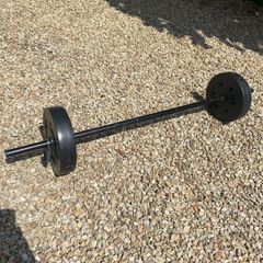 Barbell Set with weights.