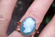 Antique 9ct Gold Cameo Ring