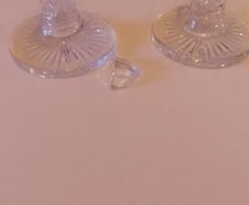 Waterford crystal candle holder/sticks