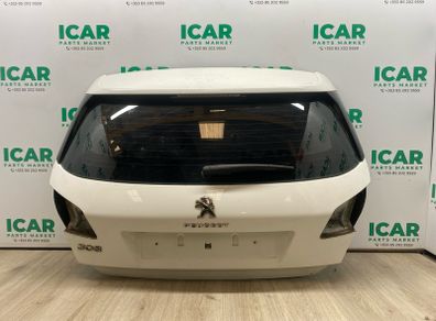 2014 Peugeot 308 White Bootlid Tailgate