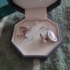 silver cufflinks