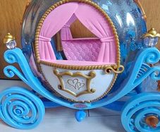 Barbi carriage toy horse for Barbi doll