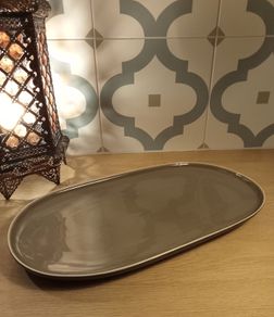 Very Nice Habitat Stadium Shaped Serving Dish/Plate 40cm x 22cm