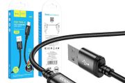 Hoco X89 Type-C Braided Charging Cable Black