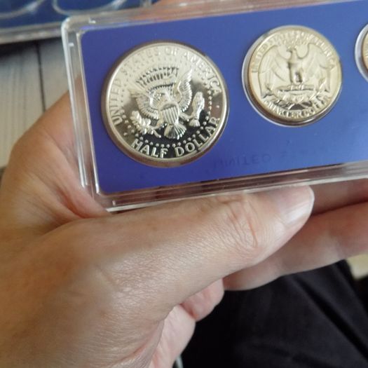 US 1967 Silver coin Proof set."Special mint Set".Gem BU in case.