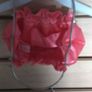 coral clutch bag never worn Image 2