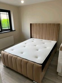 Brand New Double & King Size Bed Frame With Mattress Opt