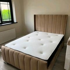 Brand New Double & King Size Bed Frame With Mattress Opt