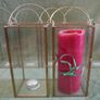 Clear Glass Lantern / Candle Holder (15 Each) Image 4