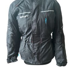 Swift S1 Textile Road Jacket - Black Waterproof