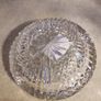 Lovely Heavy Old Cut Dublin Crystal Ashtray. Image 3