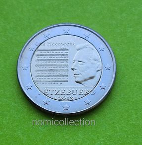 Luxembourg 2013 year Uncirculated 2 Euro coin.