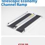 2 piece Telescopic wheelchair ramp Image 2