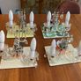 Vintage Glass Wall Lights x 4 Image 2