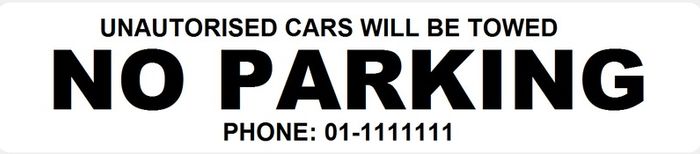Sign/info Plates
