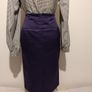 Beautiful Purple Pencil Skirt Image 5