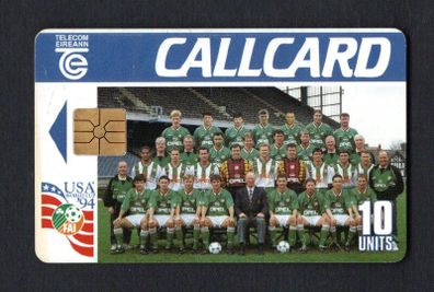 1994 Ireland 10 unit Soccer/ Football World Cup USA '94 (Gemplus GEM1) Callcard Used
