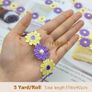 Brand New 5 Yard 25mm Flower Lace Ribbon. Image 3