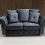 Olympia Ashwin Grey Scatter & Fullback Sofa Image 9