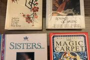 Two Vintage Books+Sisters+ The Magic Carpet