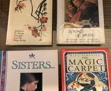 Two Vintage Books+Sisters+ The Magic Carpet