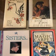 Two Vintage Books+Sisters+ The Magic Carpet