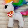 TY Beanie Boo Starr The White Pony approx. 16 cm. Plush Please see photos Image 7