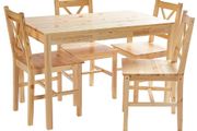 Dining Table and 4 Chairs Set | Dining Table Kitchen Set | Kitchen Table and Chairs Set 4 | Pine Table and Chairs Set 4 | Dining Table and Chairs Set 4 | Dining Room Sets