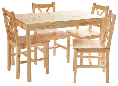 Dining Table and 4 Chairs Set | Dining Table Kitchen Set | Kitchen Table and Chairs Set 4 | Pine Table and Chairs Set 4 | Dining Table and Chairs Set 4 | Dining Room Sets