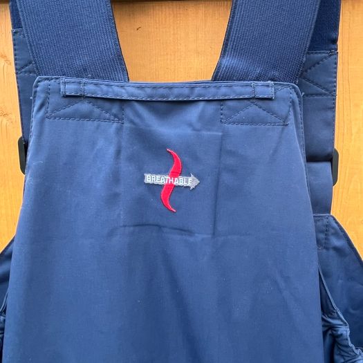Musto Mens Blue Performance Salopettes Bib Trousers Breathable UK Size Small