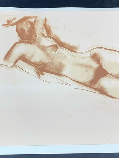 Vintage Marino Marini Riposo (Rest) lithograph