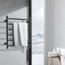 6 Bars Towel Warmer Rack, Wall Mounted Heated Towel Rack for Bathroom, IPX5 Waterpoof Towel Heater Rack with Timer & LED Display Screen Image 6