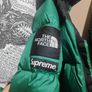 supreme x north face green nuptse Image 7