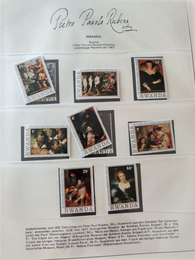 Paul Rubens 55 Pages Stamps Album World Collection