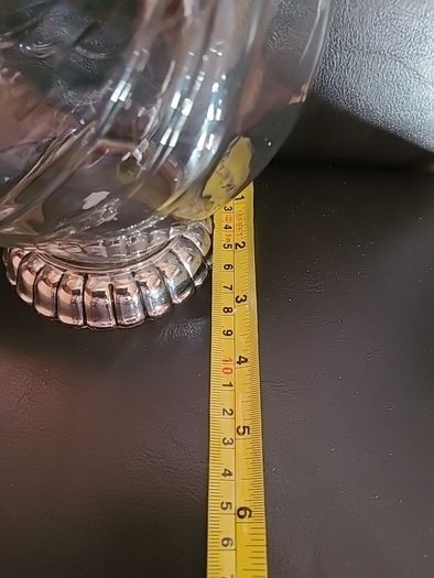 Nice Quality Silea Glass & Silverplate Duck Decanter. Circa 1970