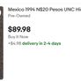 Mexico Silver 20 New Pesos 1994 BUNC Bimetallic vintage collector coin Image 7