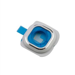 Back Camera Lens Frame Holder for Samsung Galaxy S6 Edge Silver-#115523