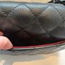 Rare all black C single flap bag. Image 9