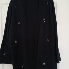 Monsoon Navy Blue Cardigan Size 12/14