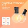 FREE EXPRESS SHIPPING Outdoor String Lights LED Mains Powered G40 Globe Festoon Lights 100FT with 50+2 Bulbs, Waterproof Indoor Outdoor Garden Lights for Bistro, Terrace, Patio, Outside, Wedding, WarmWhite 2700K Image 5
