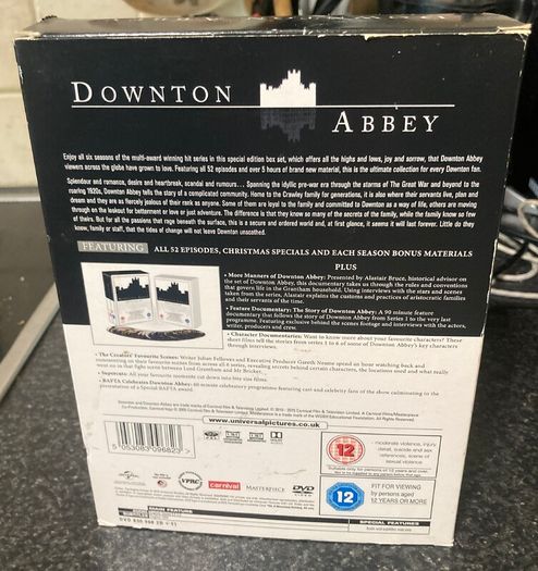 Downton Abbey: The Complete Series DVD Box Set (Seasons 1-6)
