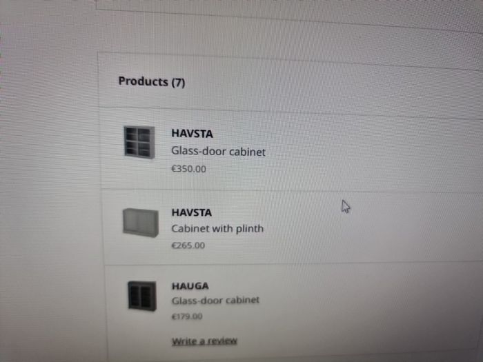 ikea cabinet x 2